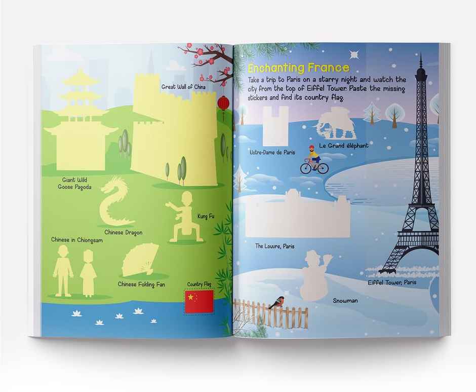 My First Travel Sticker Book: Exciting Sticker Book With 100 Stickers
