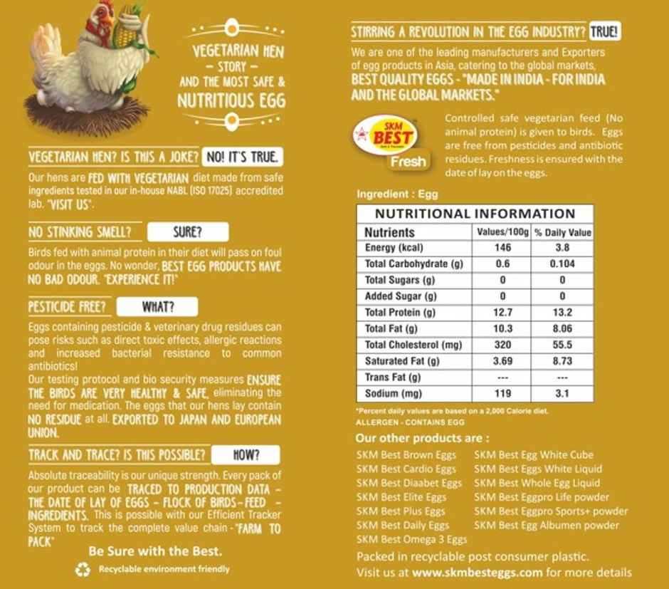 Skm Best Fresh Eggs