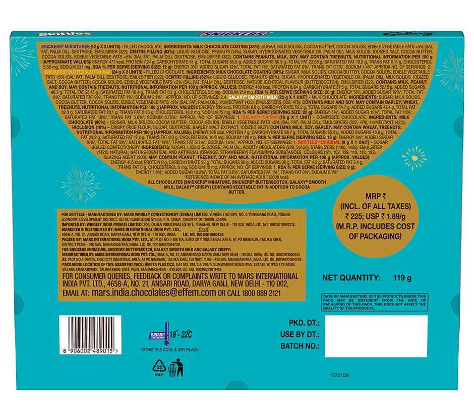 Medley Chocolate Gift Pack Assorted Chocolates