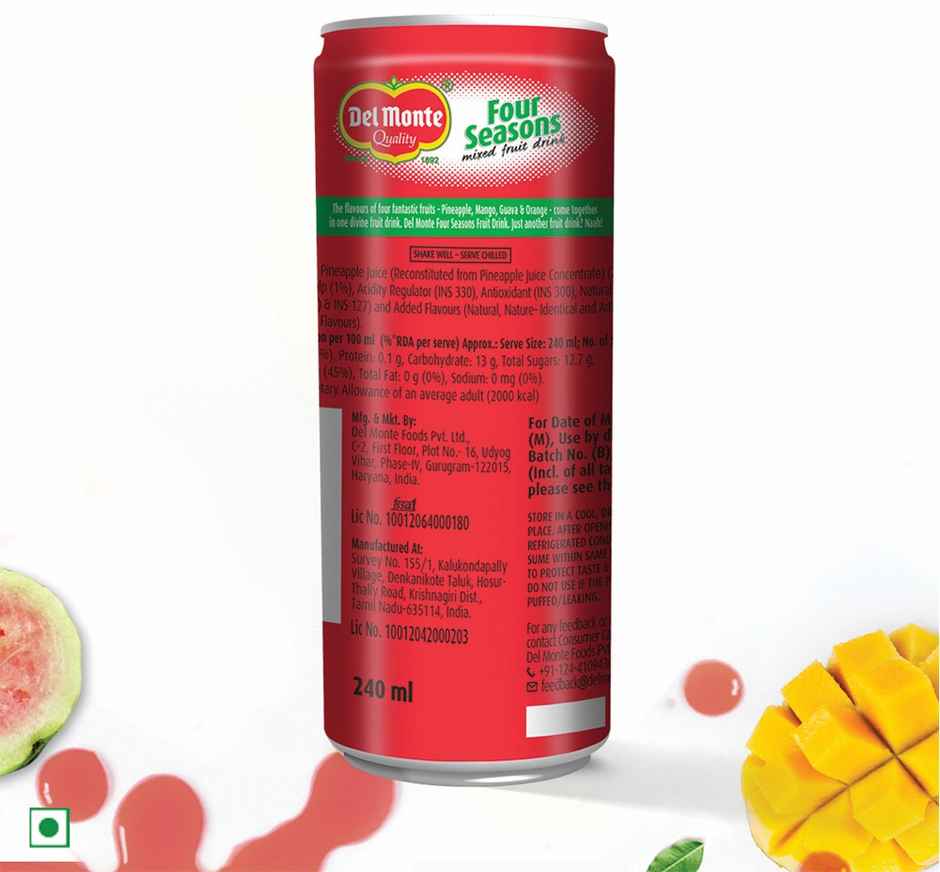 Del Monte Four Season Mixed Fruit Juice Drink