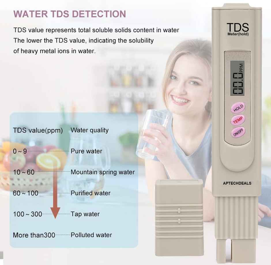 Aptechdeals Tds Meter/Digital Tds Meter With Temperature
