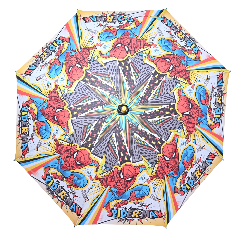 Citizen Kids School Umbrella | 2 Fold | 19 Inch | Spiderman Printed
