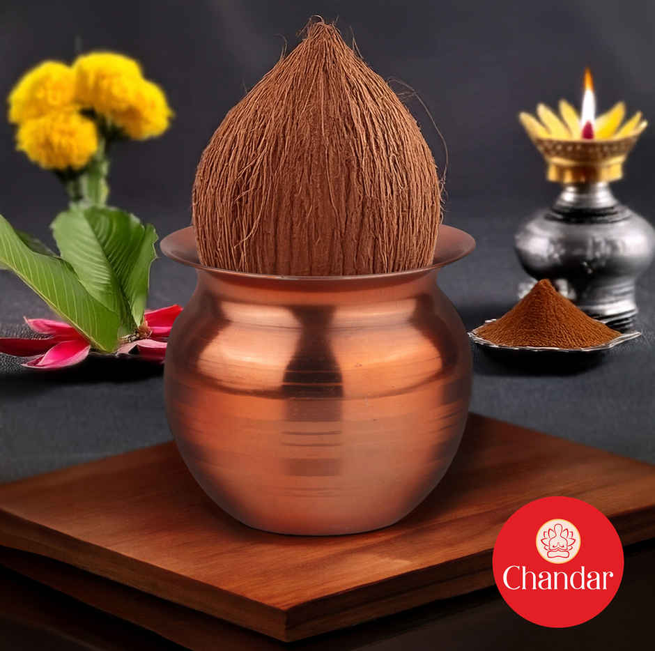 Copper Kalash for Pooja | 500 ml | Chandar