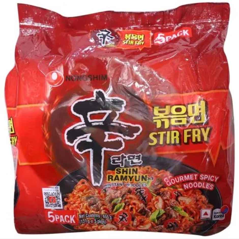 Nongshim Shin Ramyun Stir Fry Chicken Noodles | 5 In 1 | 655 Gm