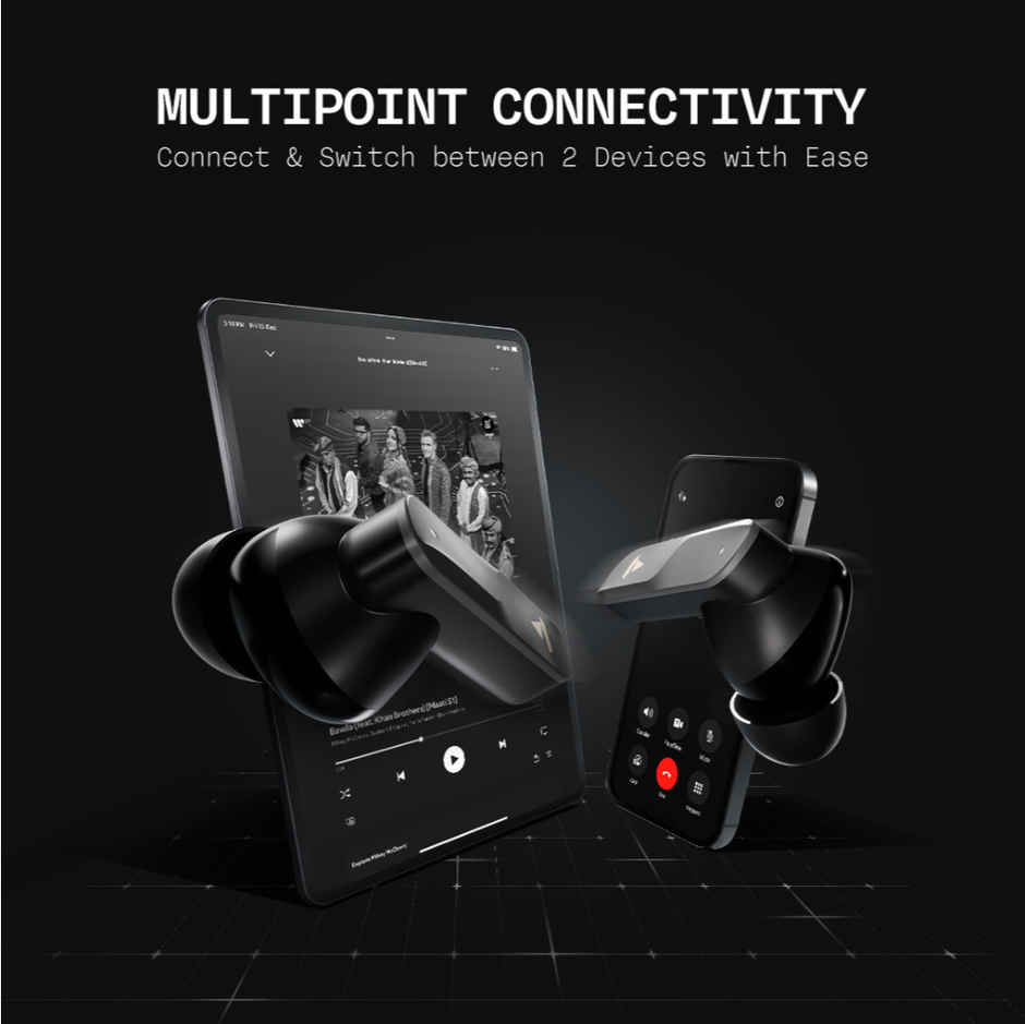 boAt Nirvana X TWS (2025),Knowles Dual Drivers,Hi-Res Audio LDAC,App Support,4Mic ENx,Dual Pair,Spatial Audio,Fast Charge, Bluetooth Earbuds, TWS Ear Buds Wireless Earphones with mic (Cosmic Onyx)