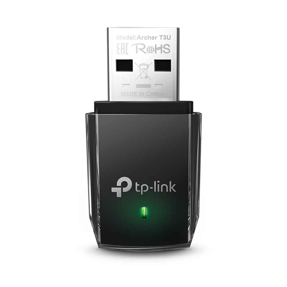 Tp-Link Archer T3U Ac1300 Mini Wireless MU | Mimo 3.0 Port Dual Band USB Adapter - Black