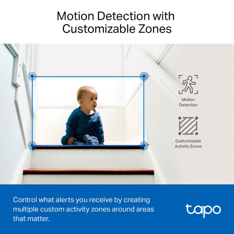 TP-Link C220 Pan/Tilt Smart AI 2K 4MP QHD 1440p Home Security Wi-Fi Camera| Alexa & Google Assistant Enabled |Night Vision|Two-Way Audio| Motion Detection