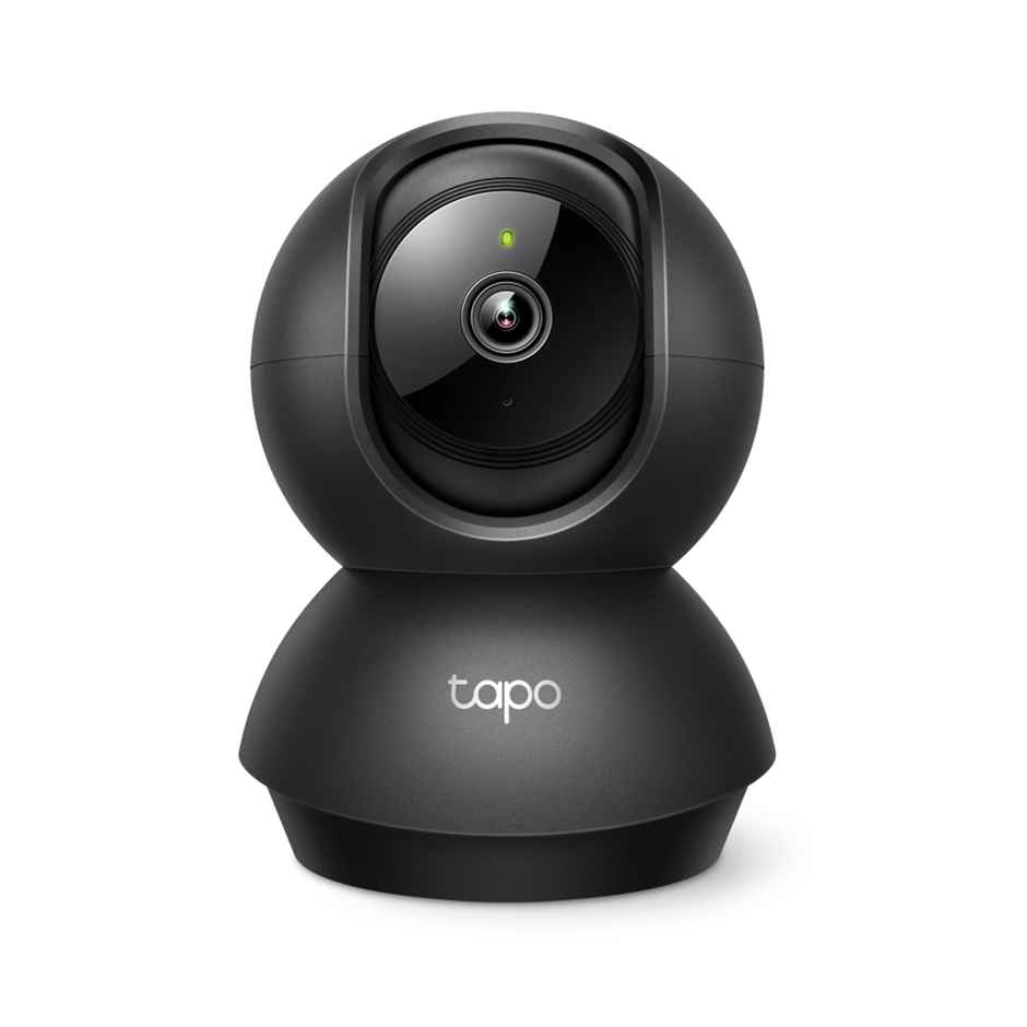 TP-Link Tapo C201 360Degree 2MP 1080p Full HD Pan/Tilt Home Security Wi-Fi Smart Camera| Alexa Enabled| 2-Way Audio| Night Vision| Motion Detection| Sound and Light Alarm| Indoor CCTV - Black