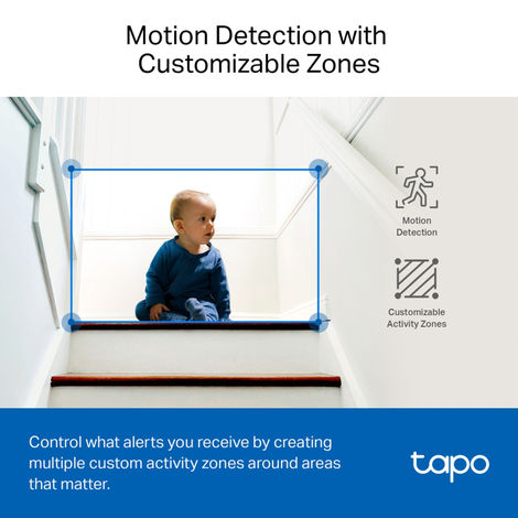 TP-Link C220 Pan/Tilt Smart AI 2K 4MP QHD 1440p Home Security Wi-Fi Camera| Alexa & Google Assistant Enabled |Night Vision|Two-Way Audio| Motion Detection