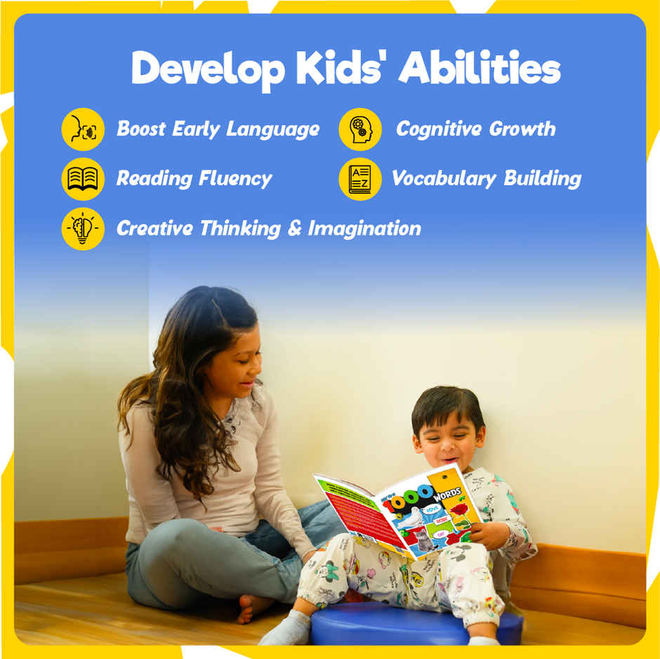 My First 1000 Words Book L 50 Topics With Engaging Picture Book For Early Learners