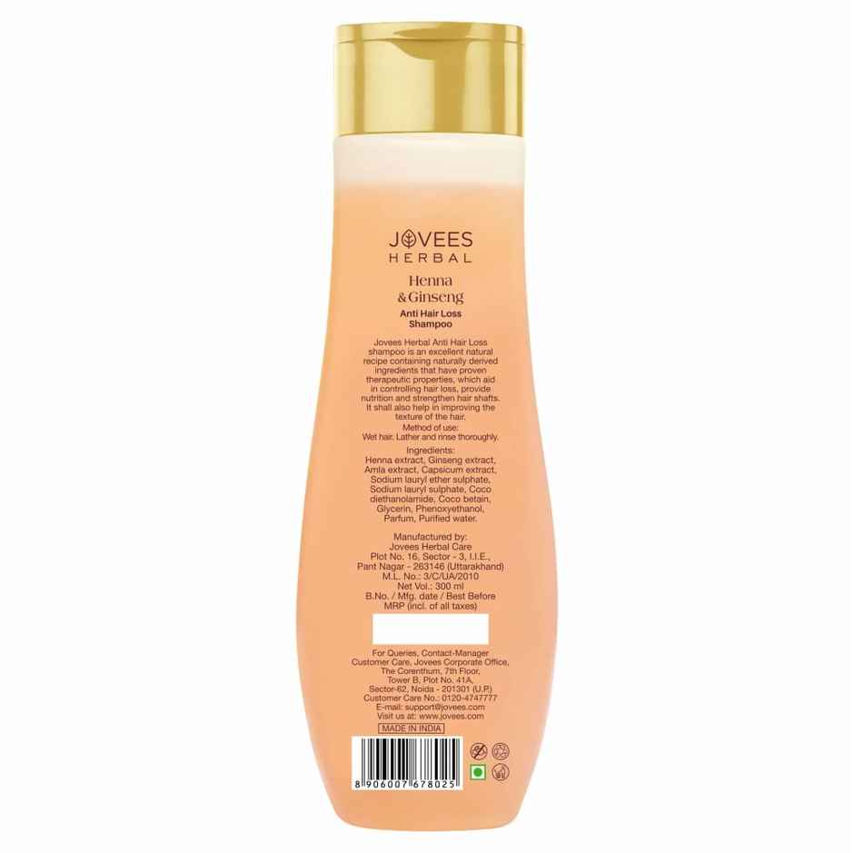 Jovees Herbal Henna & Ginseng Anti Hair Loss Shampoo