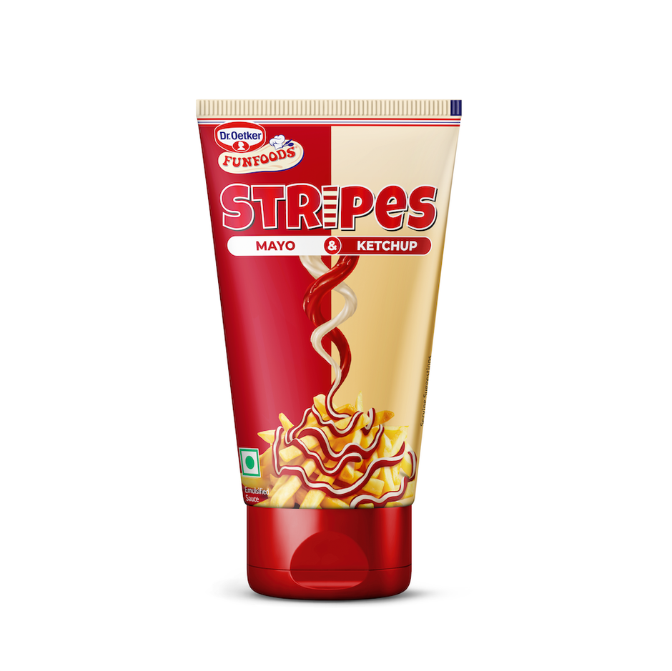 Dr. Oetker Funfoods Stripes - Mayo & Ketchup