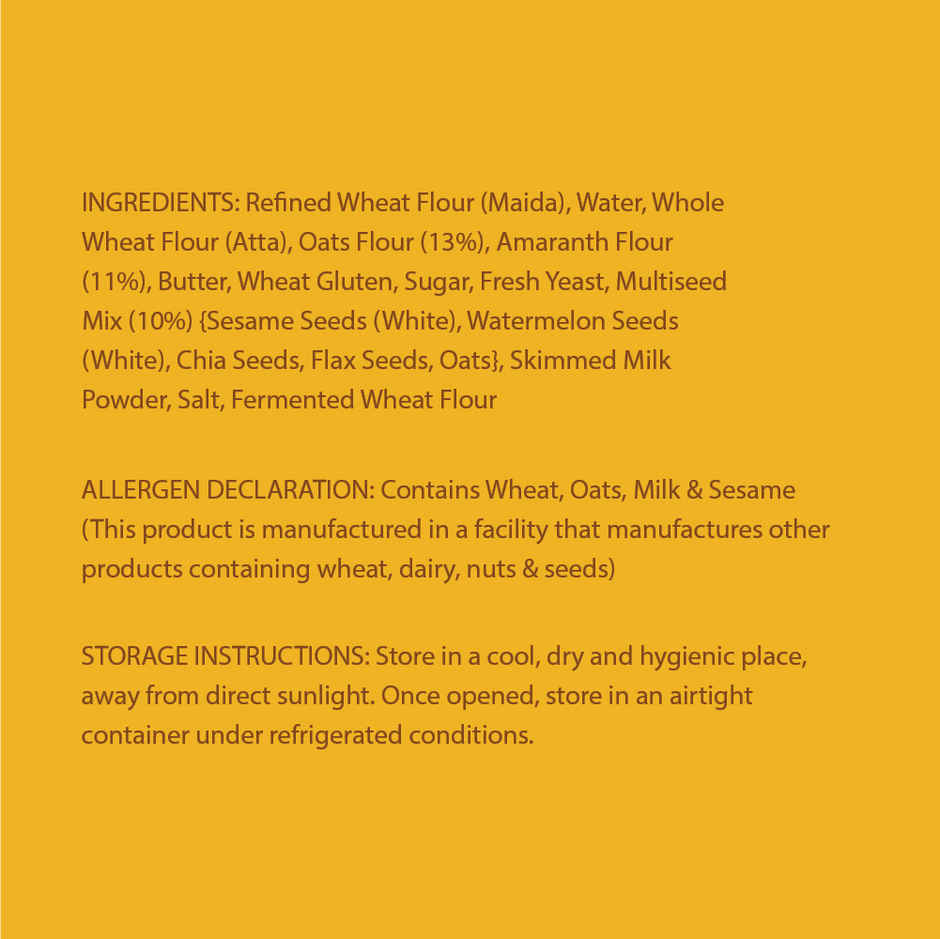 Suchali'S Artisan Bakehouse Multigrain Sandwich Bread (Pouch)