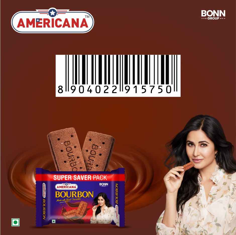 Americana Bourbon Chocolate Sandwich Biscuits