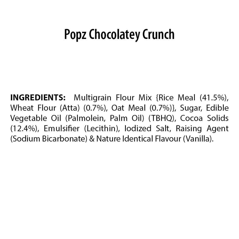 Sundrop Popz | Dark Chocolatey Fills with 50% creme | Multigrain | Resealable Bag