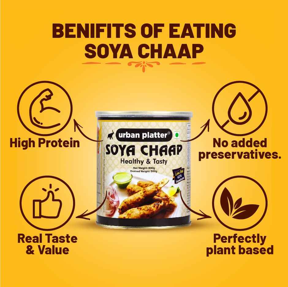 Urban Platter - Soya Chaap In Brine Tin