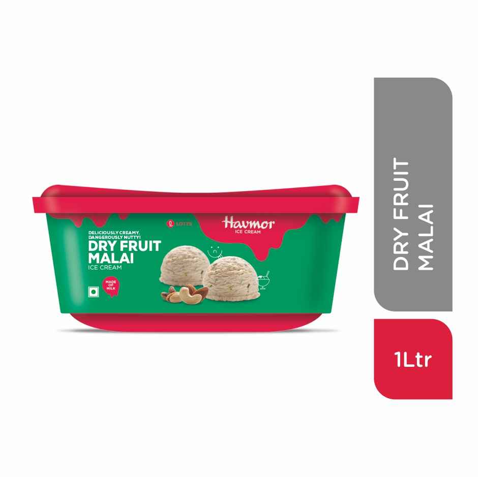 Havmor Dry Fruit Malai Ice Cream Tub