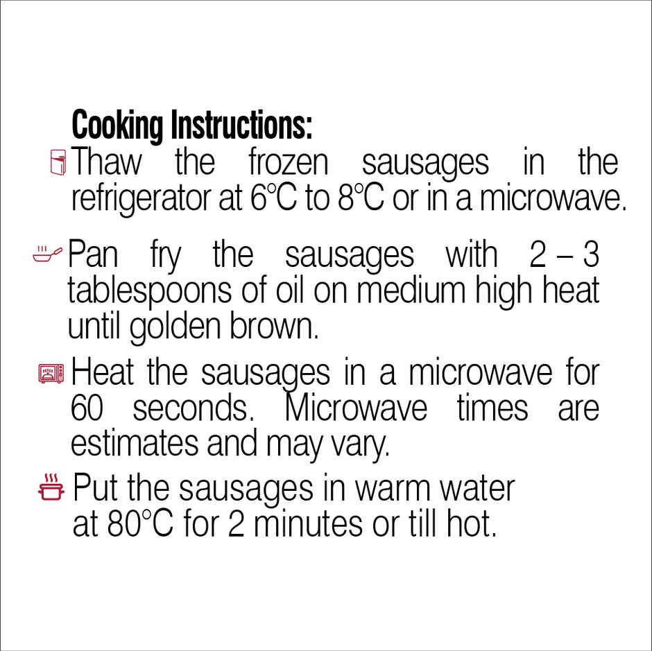 Keventer Chicken Sausages Breakfast