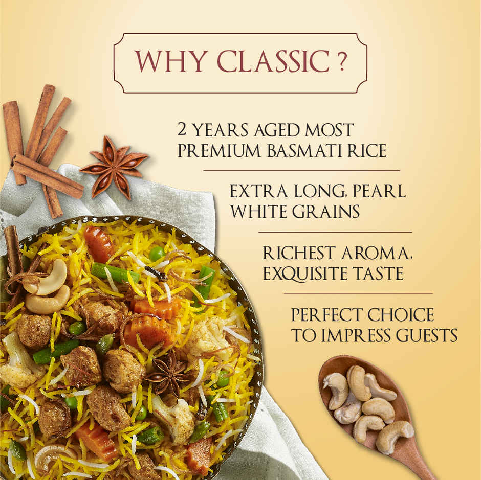 India Gate Classic Basmati Rice| Extra Long Grains