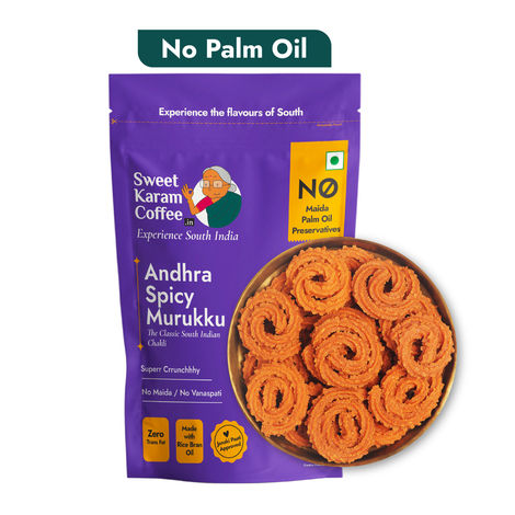 Sweet Karam Coffee Andhra Spicy Murukku Namkeen Snacks