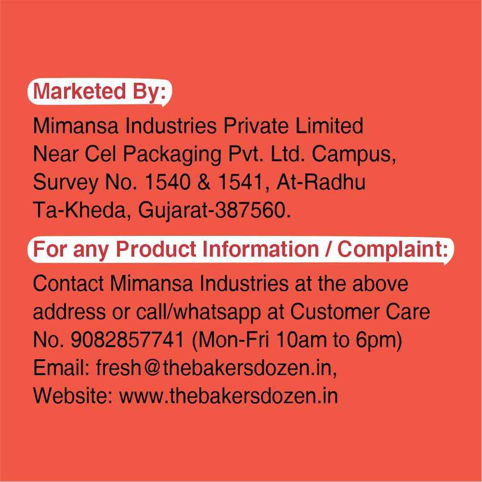 The Baker'S Dozen Zero Maida Protein Bread (240g) & The Baker'S Dozen High Protein Peanut Butter Cookies Biscuits | Artificial Colour-Free Cookies (75g) Combo