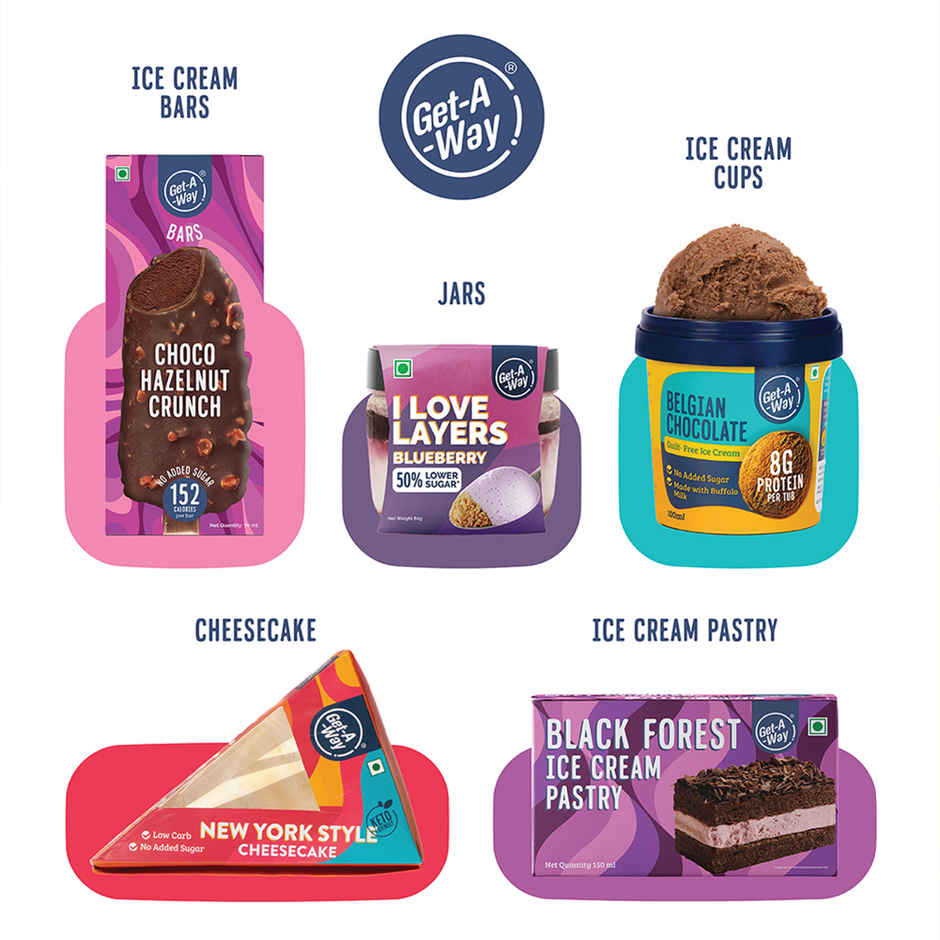 Get-A-Way Brownie Crunch Ice Cream Stick Combo