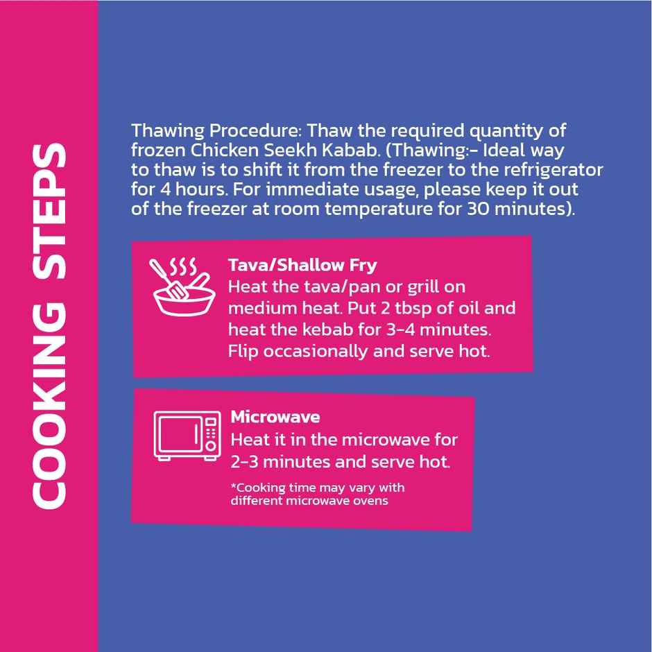 Sneha Snackster Chicken Seekh Kebab