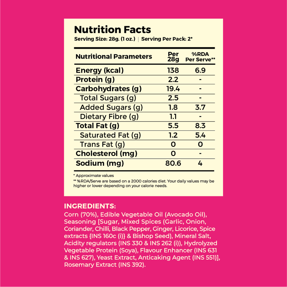 4700BC Korean Kimchi Nachos, made in Avocado Oil