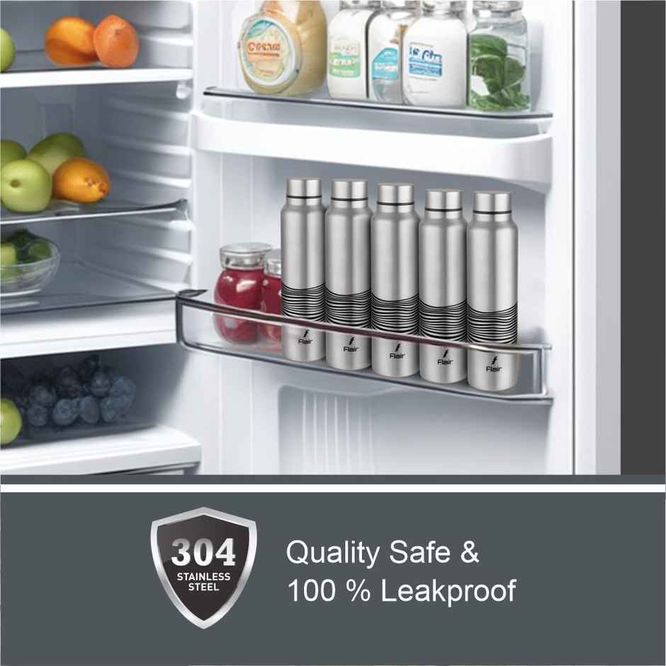 Flair O2 2A Stainless Steel Water Bottle 970 ml | Silver