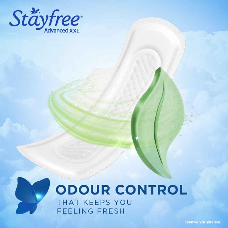 Stayfree Advanced Sanitary Pads | XXL | 42 pcs