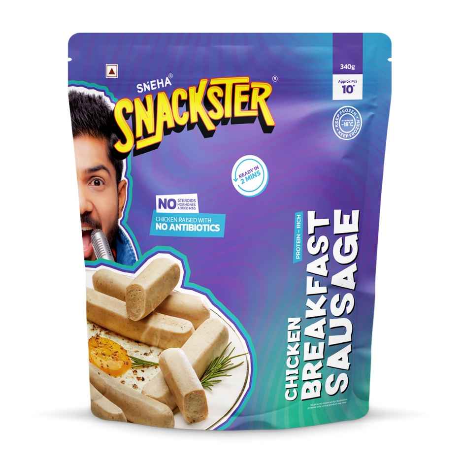 Sneha Snackster Chicken Breakfast Sausage