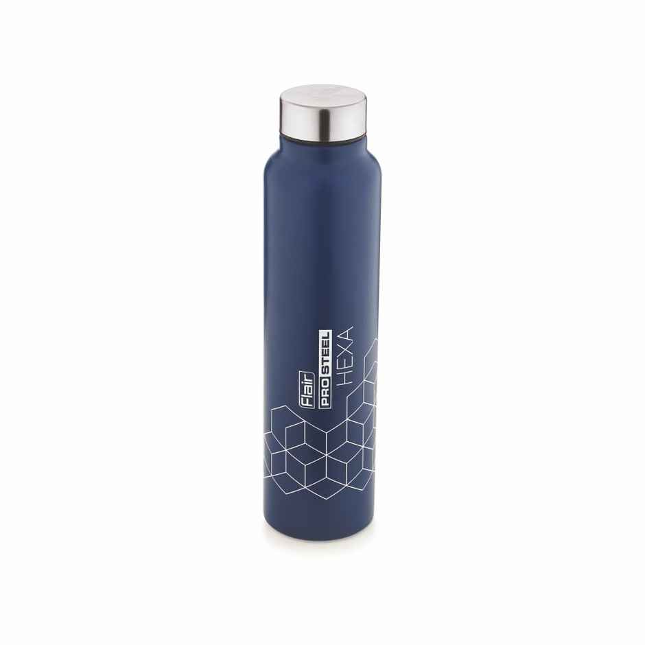 Flair Hexa 1000Ml Stainless Steel Water Bottle - Blue Thunder