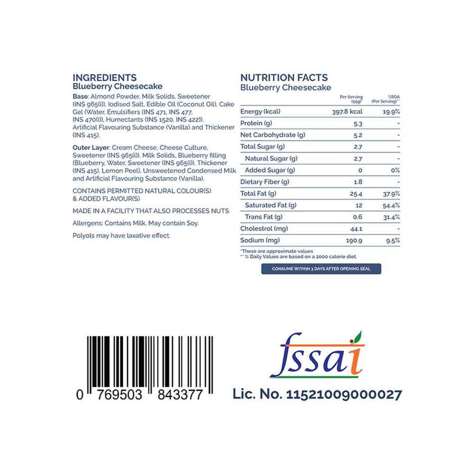 Get-A-Way Blueberry Cheesecake Combo