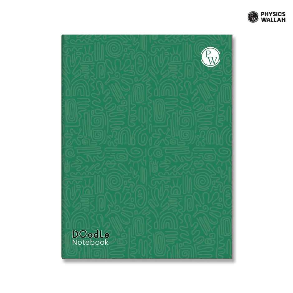 Physics Wallah Doodle Notebook (120 Pages, 18 x 24 cm, 1 cm Square ,Maths)
