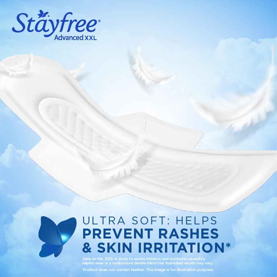 Stayfree Advanced Sanitary Pads | XXL | 42 pcs
