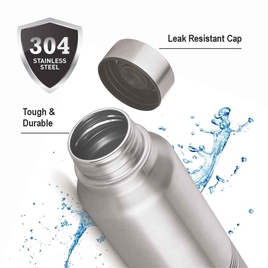 Flair O2 2A Stainless Steel Water Bottle 970 ml | Silver