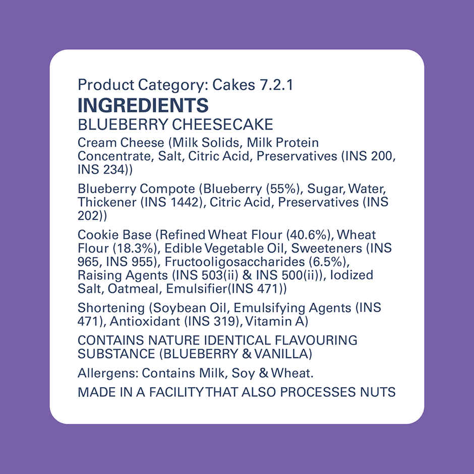 Get-A-Way Blueberry Cheesecake Jar | Soft & Fruity