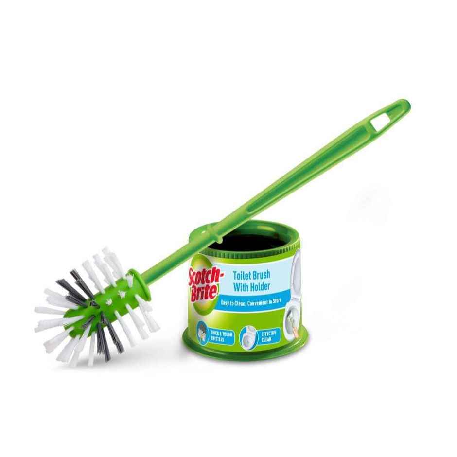 Scotch-Brite Round Toilet Brush with container