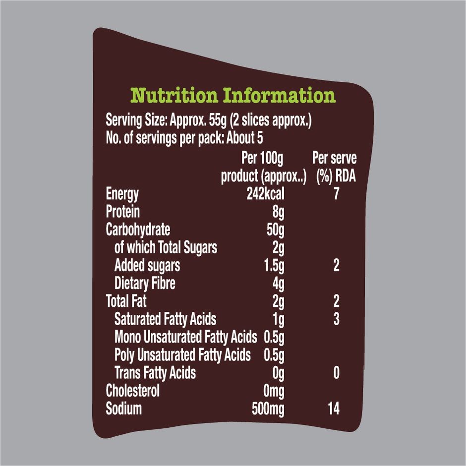 Britannia Pure Whole Wheat Crustless Bread