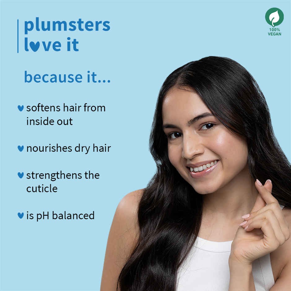 Plum Coconut Milk & Peptides Strength & Shine Shampoo | Contains Coconut Milk | Pea Peptide