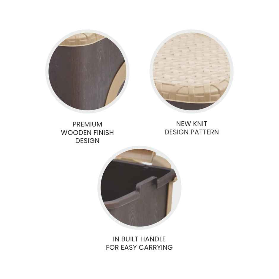 Flair Urban Pedal Bin - 9.5 L (Brown)