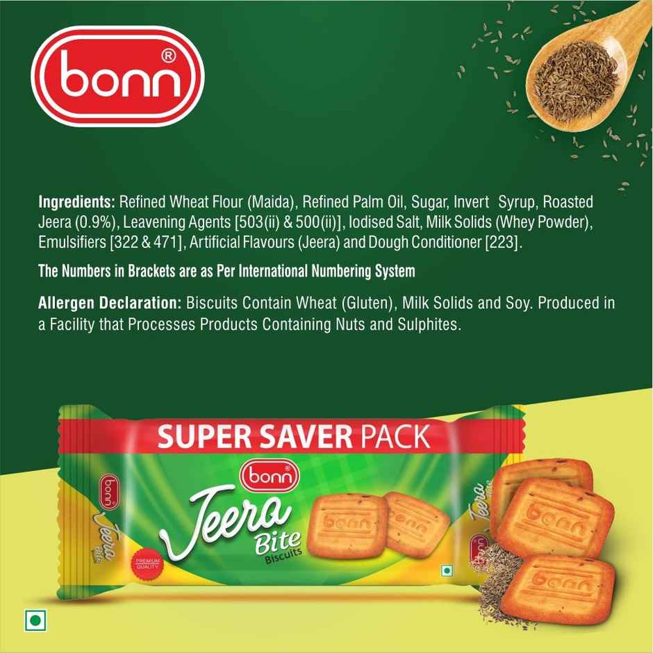 Bonn Jeera Bite Biscuits Sweet Salty Family Pack Biscuit For Tea Time