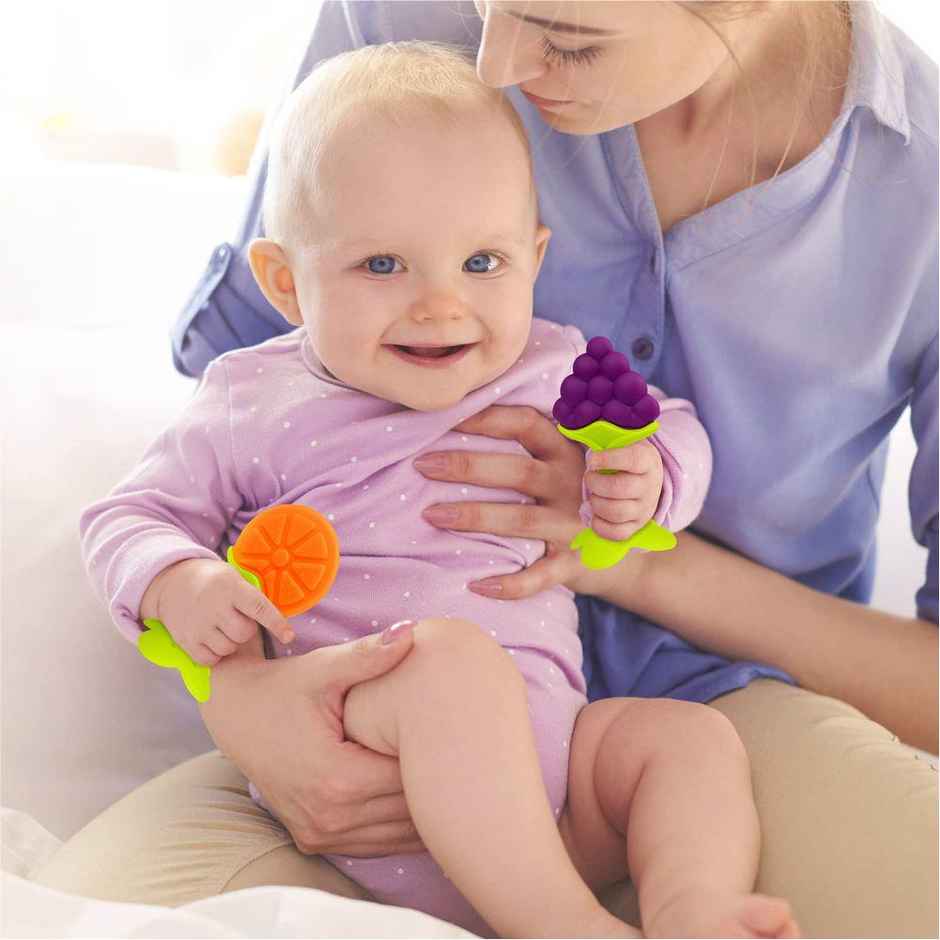 Aditi Toys Baby Silicone Teether For Kids Above 3 Months - Assorted