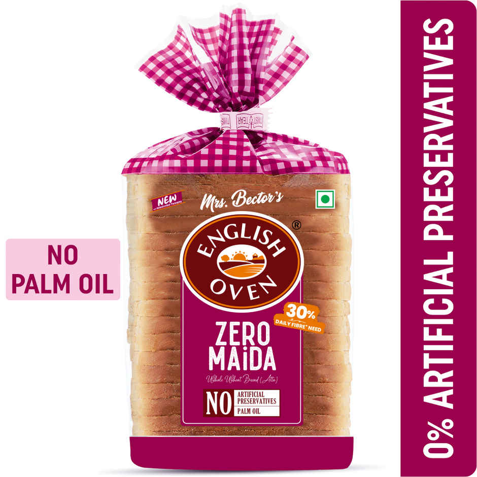 English Oven Zero Maida Whole Wheat Bread