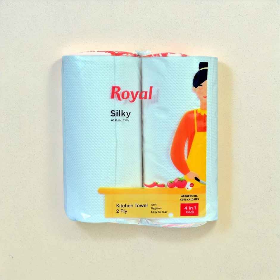 Royal Silky Kitchen Towel 60 Pulls Per Roll