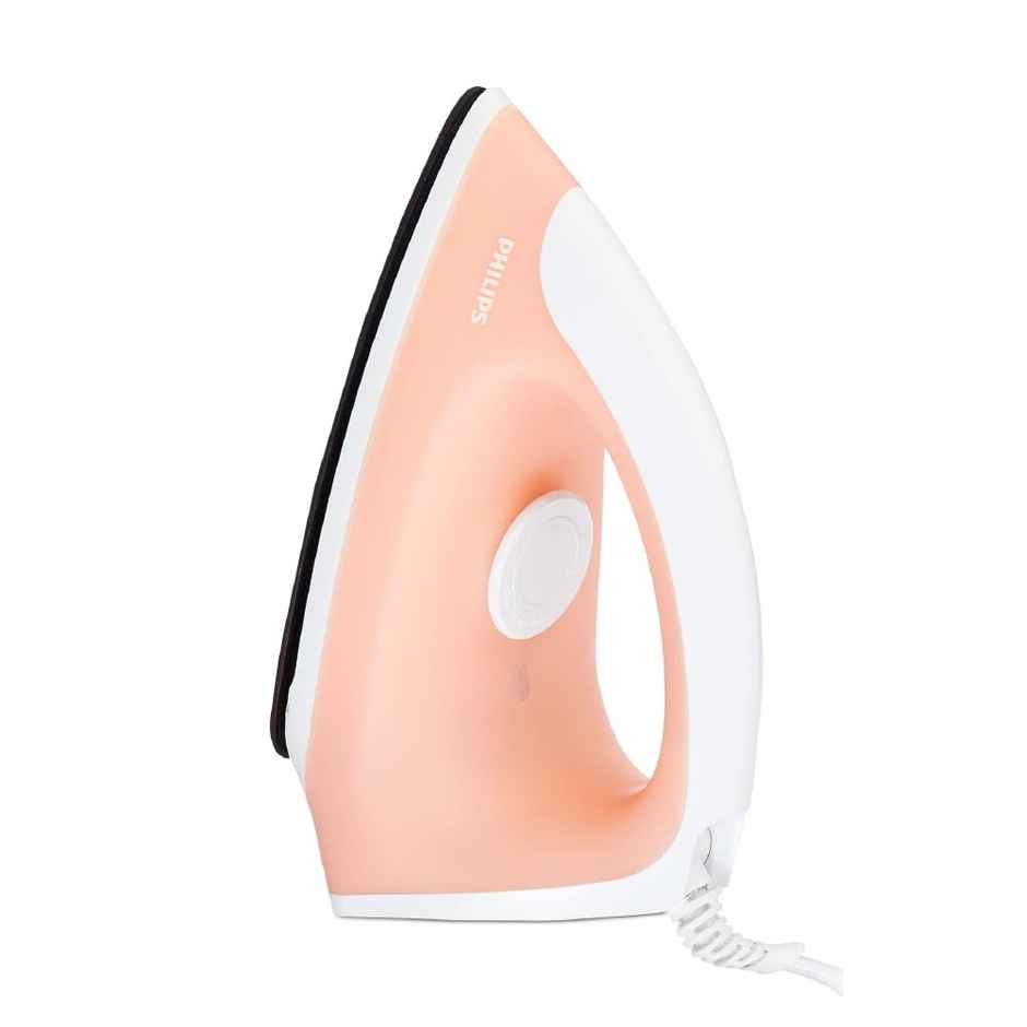 Philips Appliance Classic Gc097/50 Dry Iron - 750 W | 180 Degree Swivel Cord - Peach Colour
