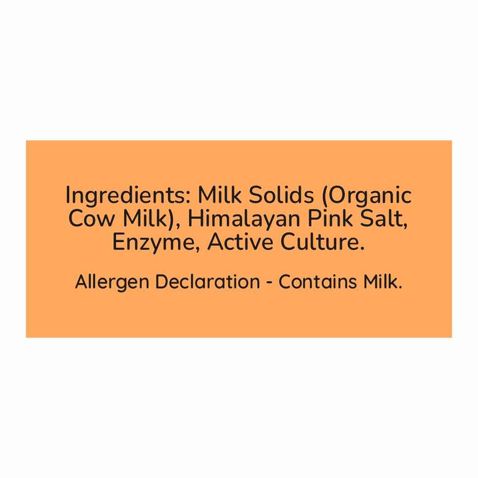 Akshayakalpa Organic Artisanal Mild Cheddar Cheese 200 Gms
