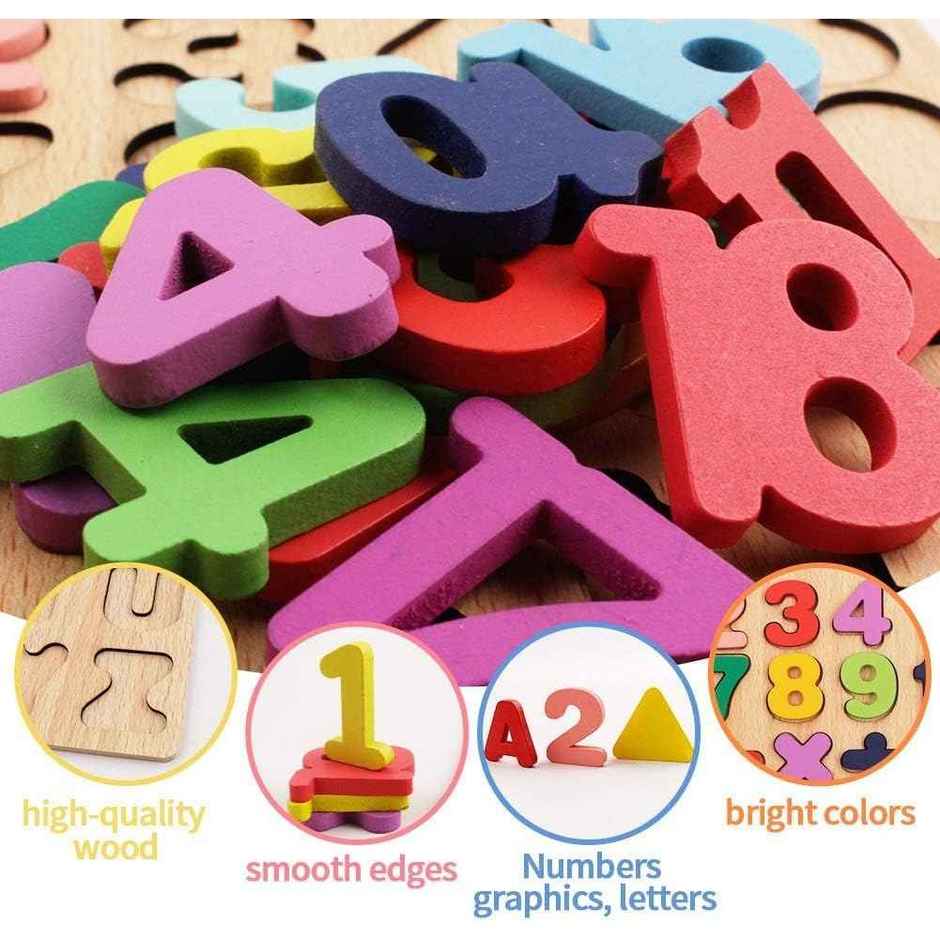 Storio 3-in-1 Wooden Puzzle Set | Early Learning Toddler Puzzles