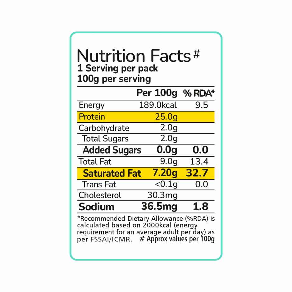 Akshayakalpa Organic High Protein Paneer