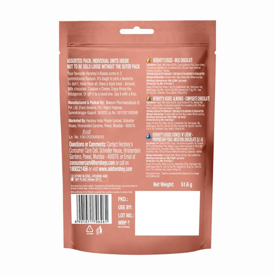 Hersheys Kisses Assorted Packs